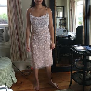 Adrianna Papell Sequined Slip dress, Size 12, NWT